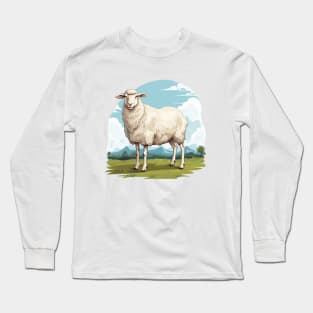 White Sheep Long Sleeve T-Shirt